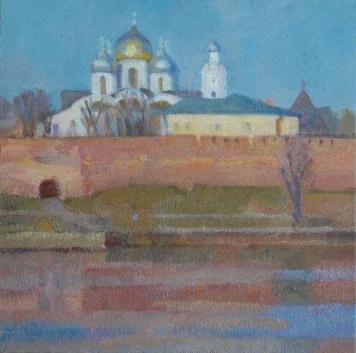 Новгород. Вид на кремль